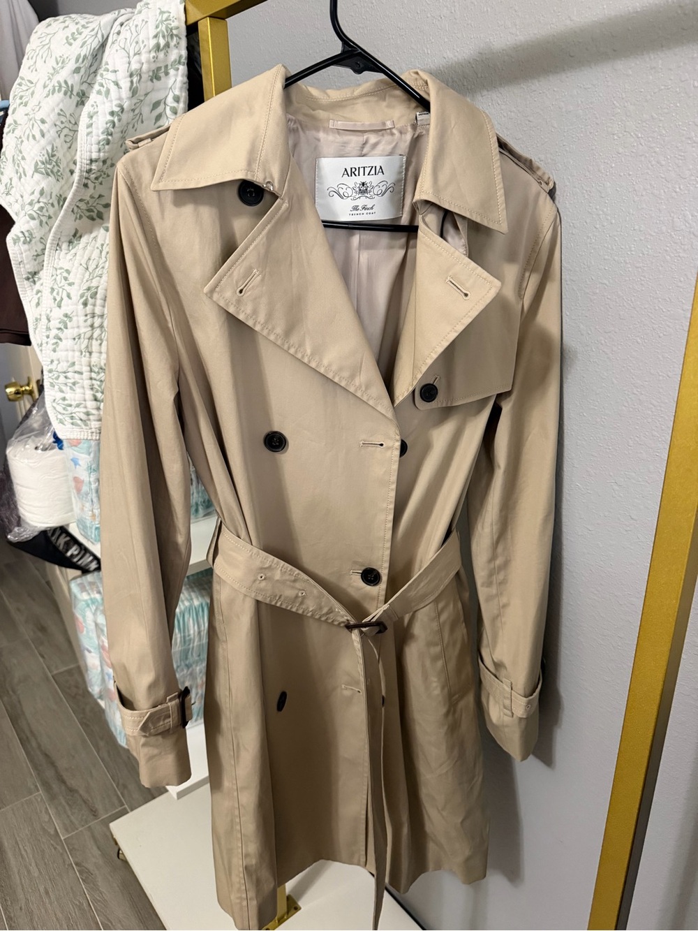 Aritzia The Finch Trench Coat with mid length